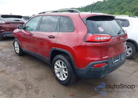 2016 Jeep Cherokee Sport из США, поврежденный, VIN 1C4PJLAB8GW207563